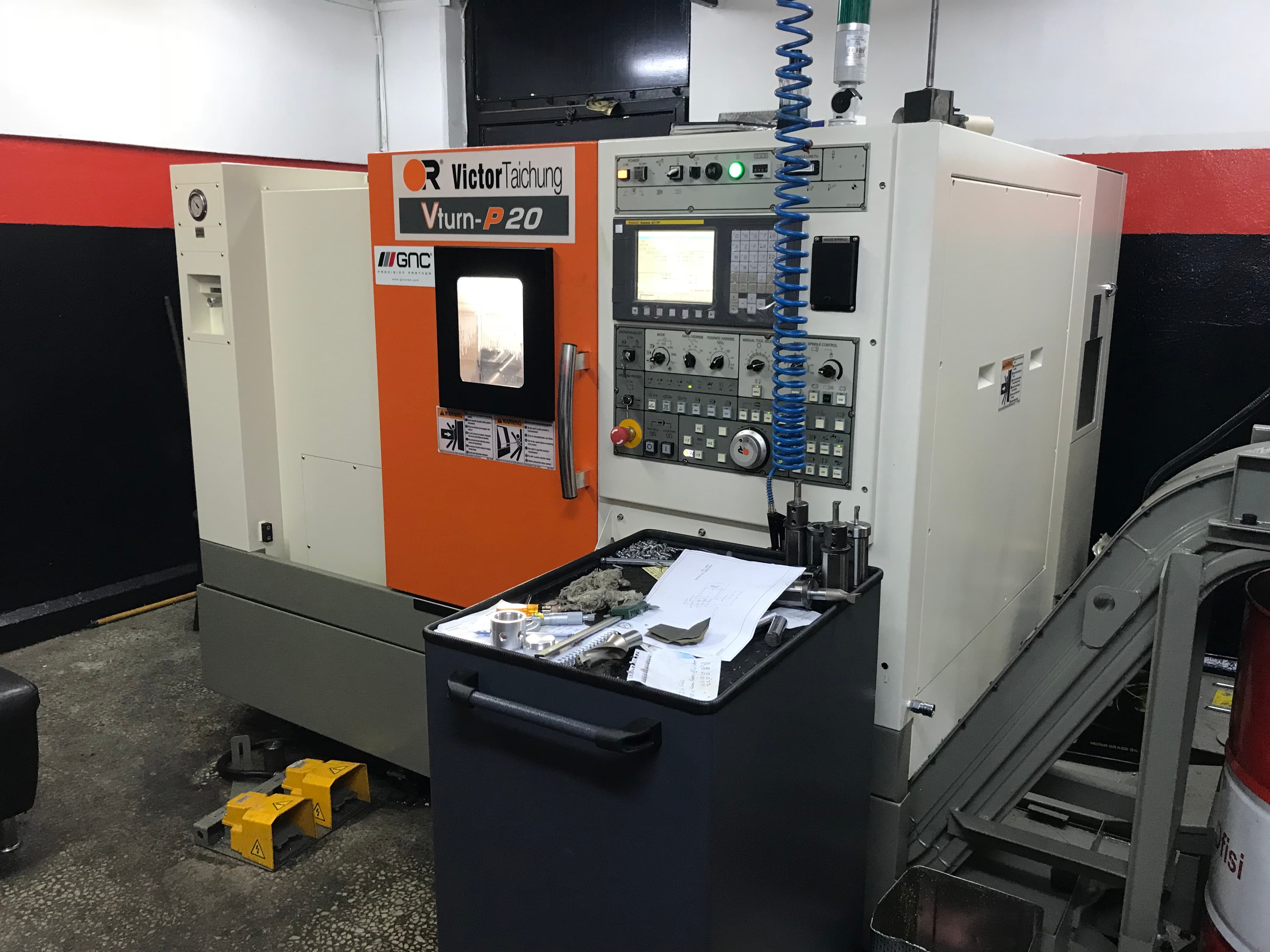 CNC turning lathe — precision turned parts